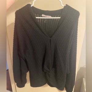 loose sweater, black (large)